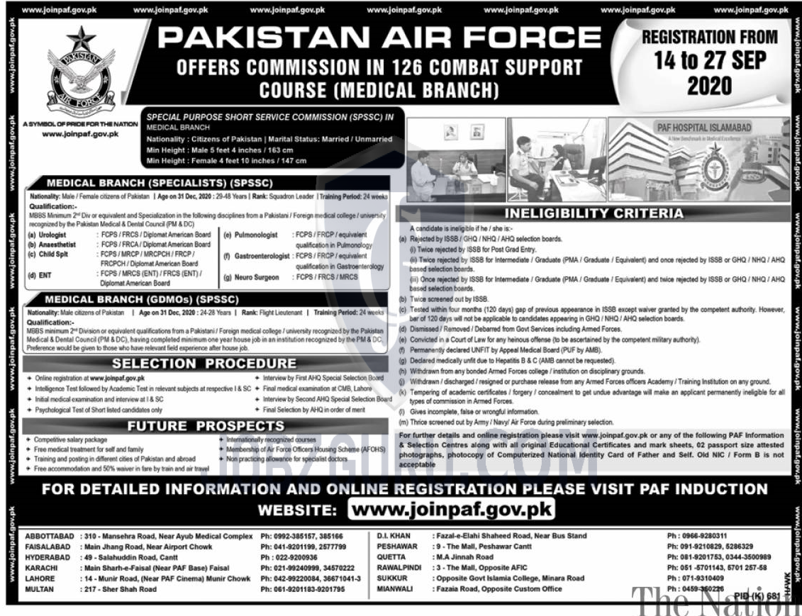 medical jobs in air force