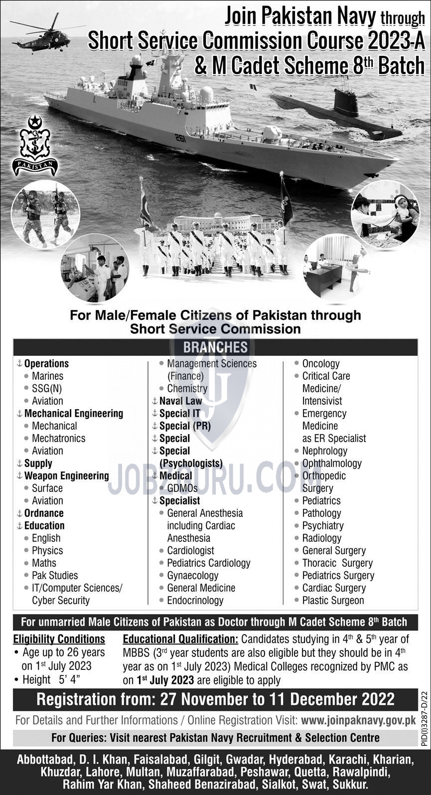 Join Pak Navy Through Short Service Commission Course 2023 A Jobs 