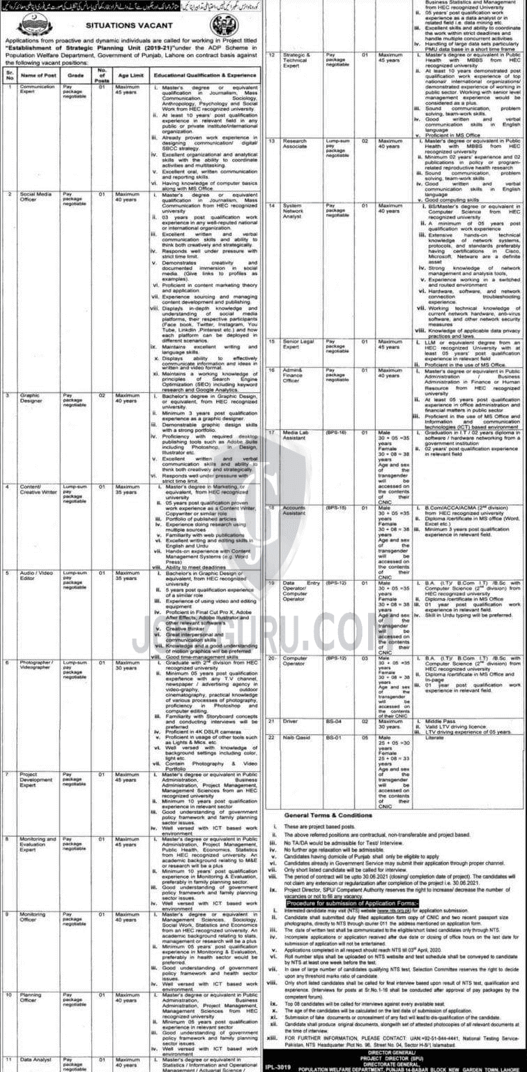 Data Entry Operator Computer Operator 2021 Jobs Advertisement Pakistan